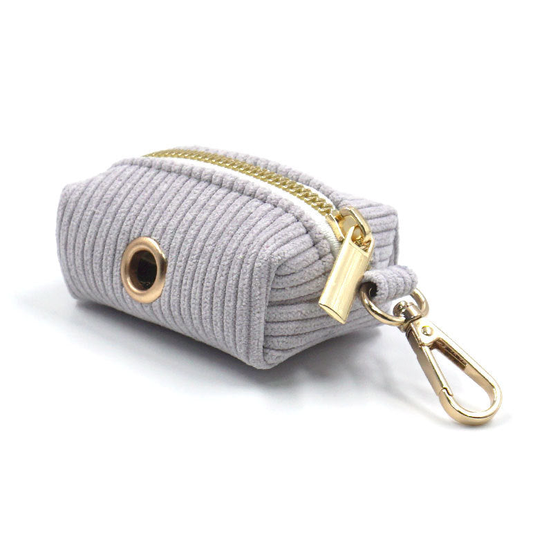 Corduroy-Velvet Baggie Holder