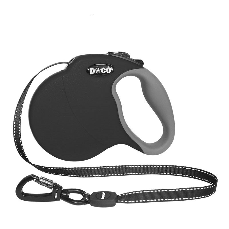 Automatic Retractable Dog Leash – Tangle-Free, One-Button Brake & Lock Control