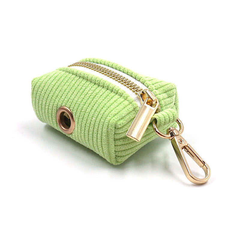 Corduroy-Velvet Baggie Holder