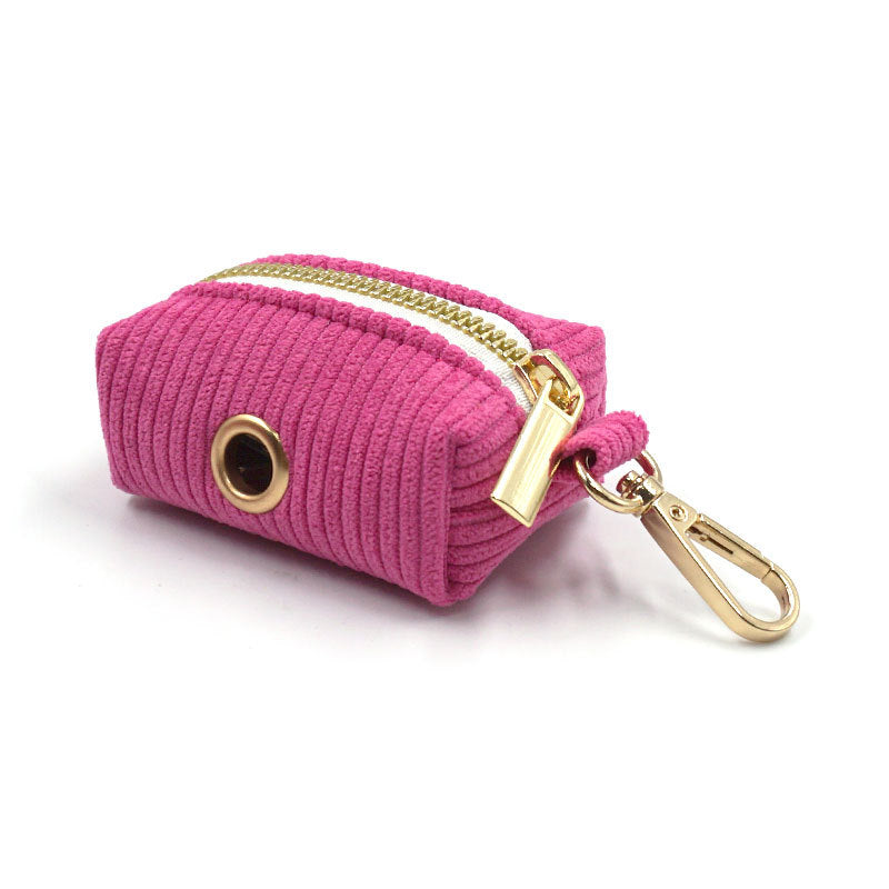Corduroy-Velvet Baggie Holder