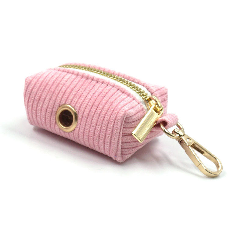 Corduroy-Velvet Baggie Holder